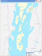 Grand Isle County, VT Digital Map Basic Style